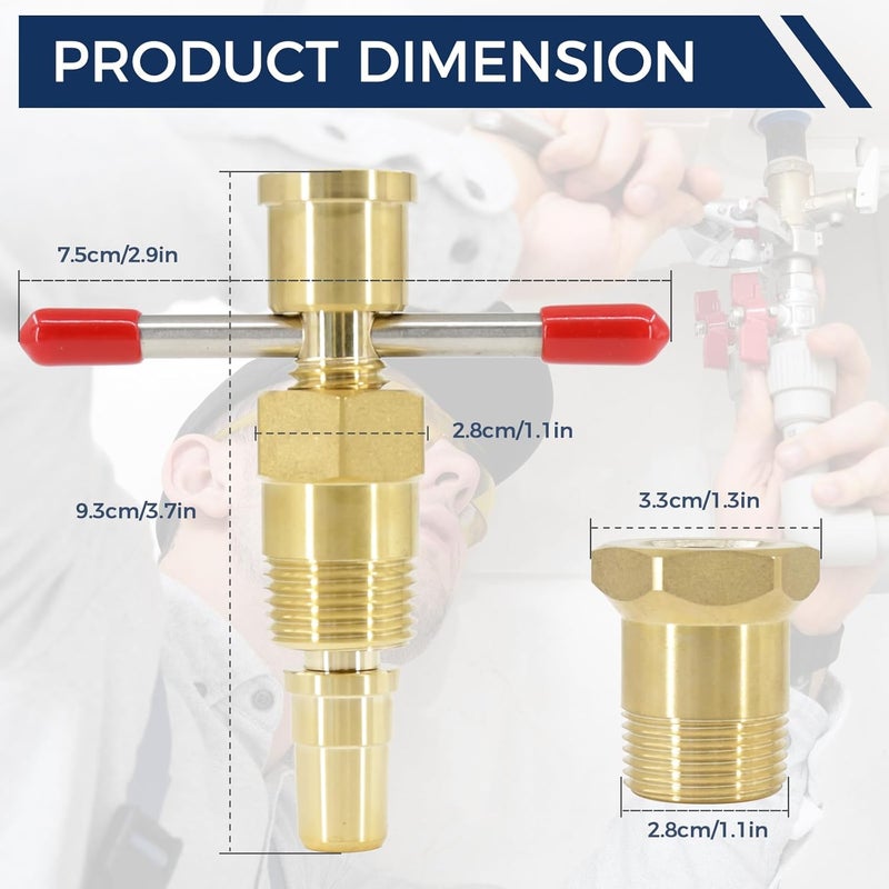 Himaweek US Standard Olive Remover Puller Tool,Ferrule Puller for NPT 1/2” and 3/4” Compression Sleeve,Not Damage the Pipe, Compression Ring Removal Tool - Image 3